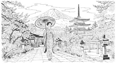 Karl-Heinz Omet - Kirschblüte in Japan